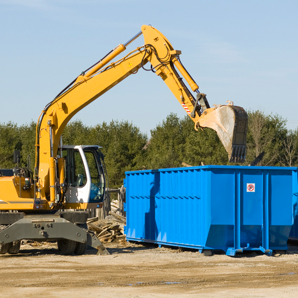 how many times can i have a residential dumpster rental emptied in Chagrin Falls